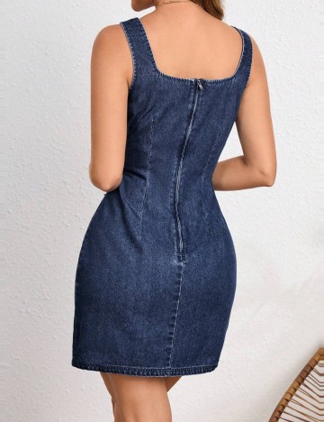 Rochie de blugi Shein, albastru