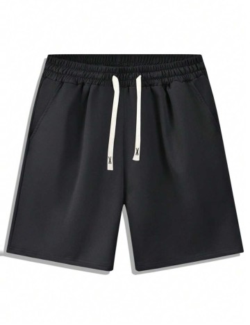 Pantaloni scurți Shein, negru