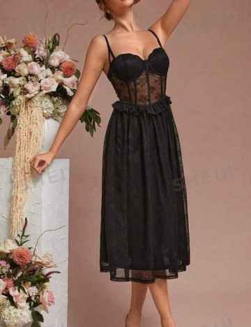 Rochie midi Shein, negru