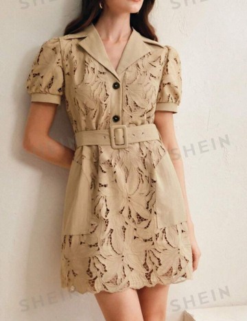 Rochie mini Shein, bej