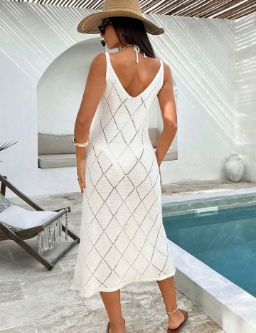 Rochie midi Shein, crem