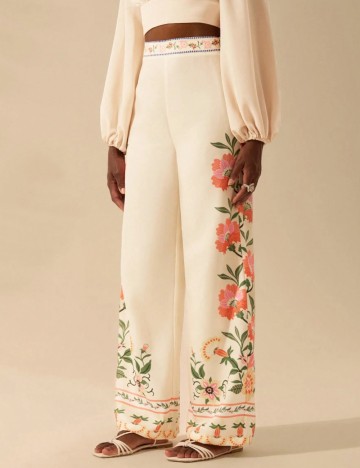 Pantaloni Shein, crem