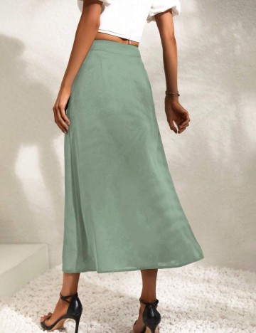 Fustă maxi Shein, verde