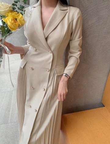 Rochie maxi Shein, bej