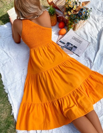 Rochie maxi Shein, portocaliu