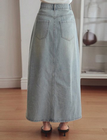 Fustă de blugi Shein, albastru