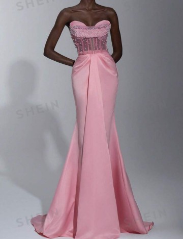 Rochie de ocazie Shein, roz