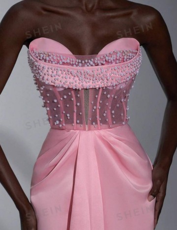 Rochie de ocazie Shein, roz