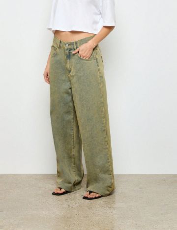 Jeans Shein AIIRZ, albastru