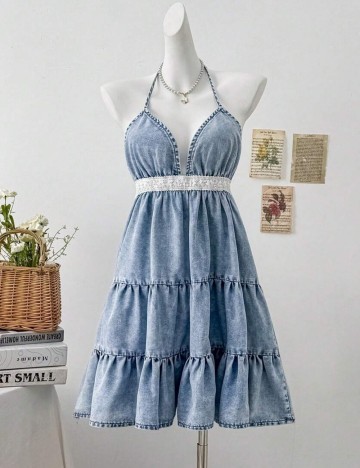 Rochie de blugi Shein, albastru