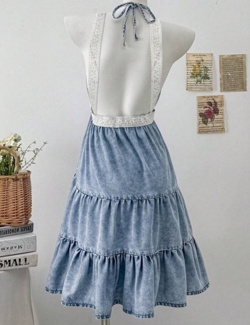 Rochie de blugi Shein, albastru