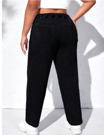 Jeans Shein Curve+, negru