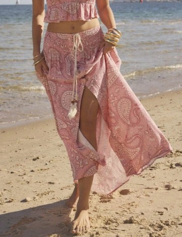 Fustă maxi Shein, mix culori