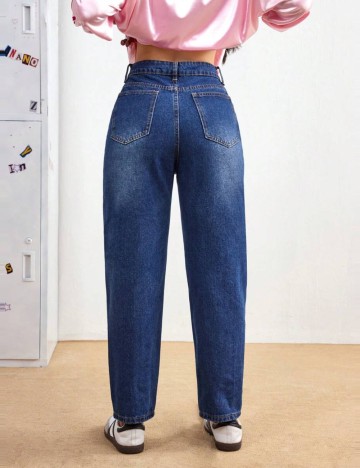 Jeans Shein, albastru