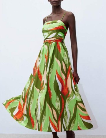 Rochie maxi Shein, mix culori