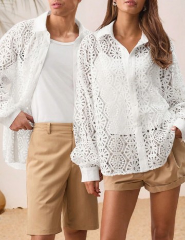 Cămașă Shein, alb