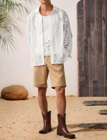 Cămașă Shein, alb