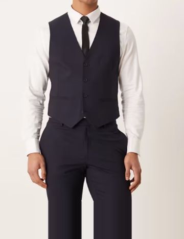 Vestă ASOS, albastru