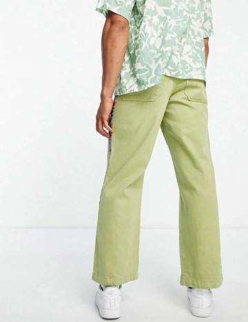 Jeans Kickers, verde