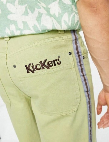Jeans Kickers, verde
