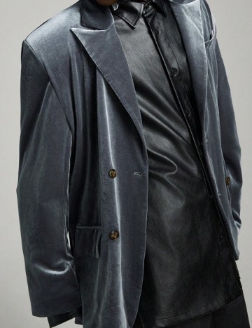 Sacou Shein NEON BLANC, gri