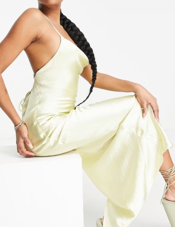 Rochie maxi ASOS, galben