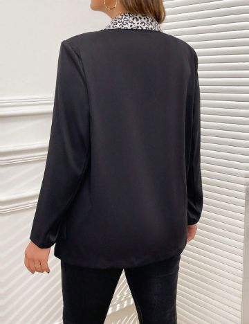 Sacou Shein Curve+, negru