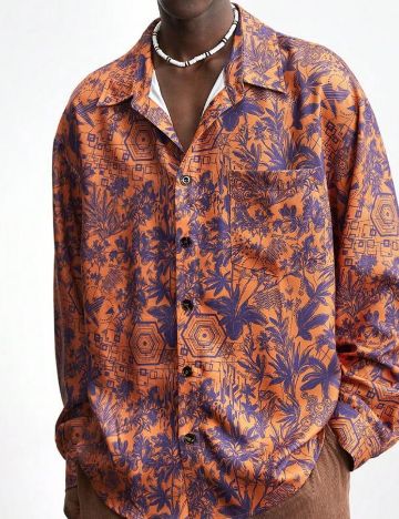 Cămașă Shein MAIJA, mix culori