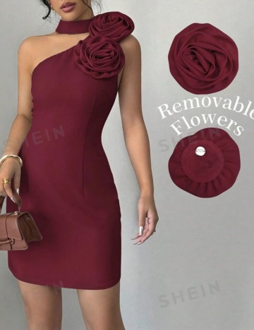 Rochie mini Shein, vișiniu