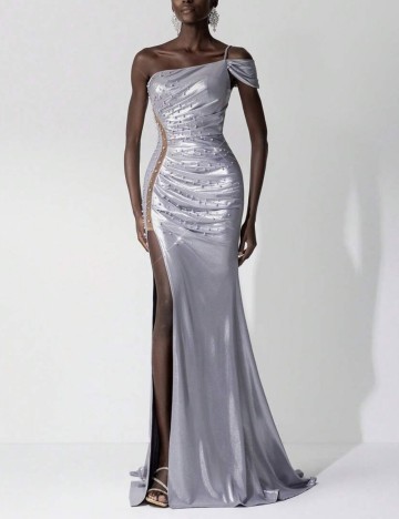 Rochie maxi Shein, gri