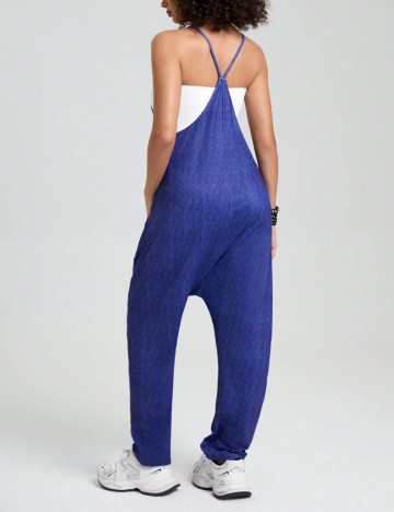 Salopetă lungă Shein, albastru