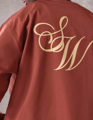 Cămașă Shein, cărămiziu