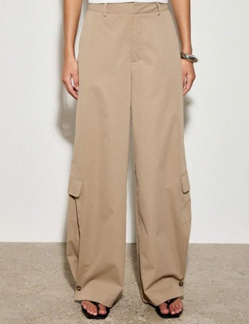 Pantaloni Shein, bej