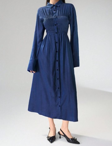 Rochie midi Shein, albastru