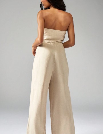 Salopetă lungă Shein Missguided, bej