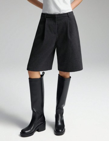 Pantaloni scurți Shein, gri