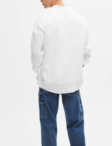 Cămașă Pull&Bear, alb