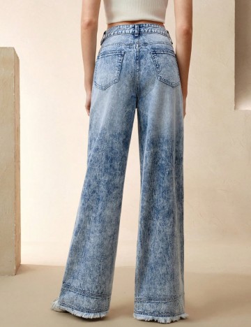 Jeans Shein Anewsta, albastru