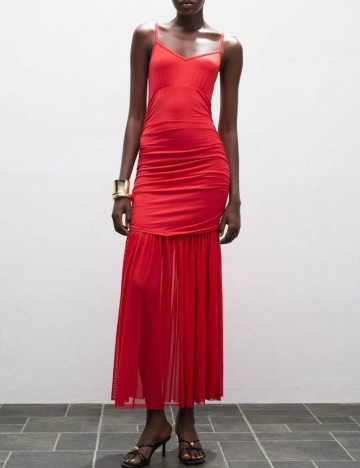 Rochie maxi Shein, roșu