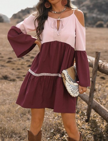 Rochie mini Shein, mix culori