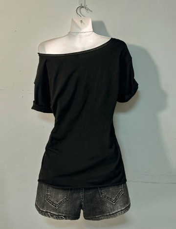 Tricou Shein Curve+, negru