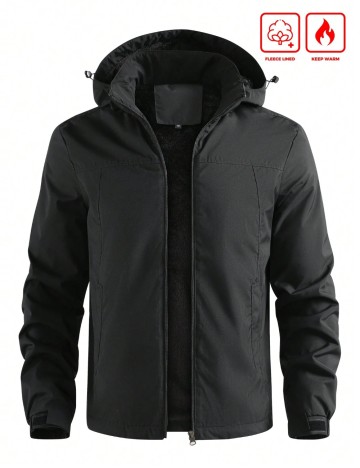 Jachetă Shein MANFINITY, negru