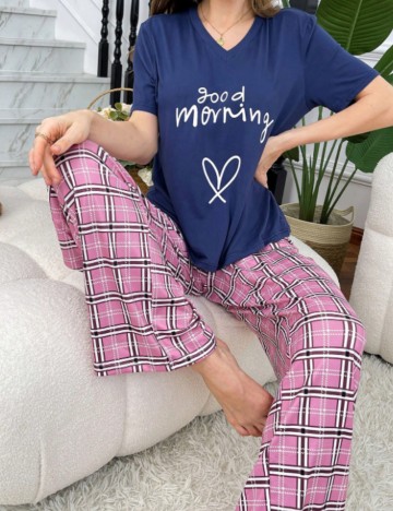 Compleu pijamale Shein, mix culori