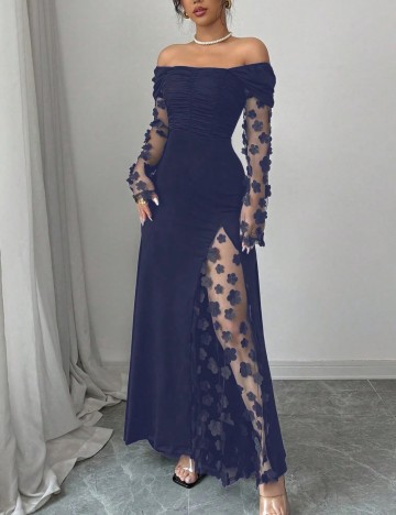 Rochie maxi Shein, albastru