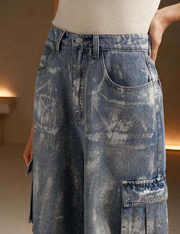 Jeans Shein, albastru