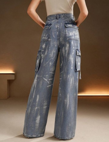 Jeans Shein, albastru