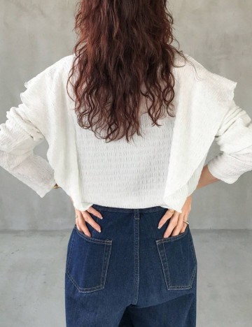 Bluză Shein FRIFUL, alb