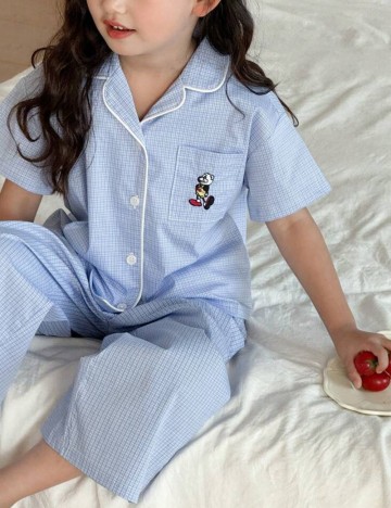 Compleu pijamale Shein, albastru