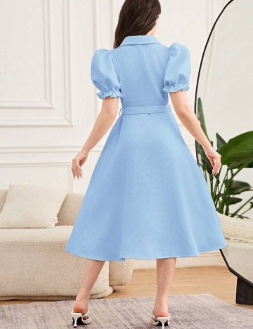 Rochie midi Shein, albastru