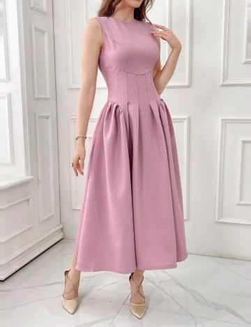 Rochie midi Shein, roz